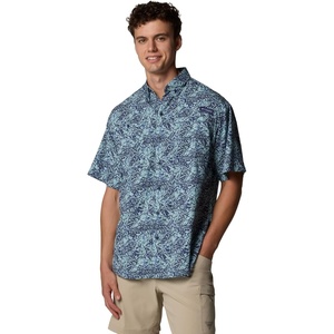 image:imageColumbia Sportswear Mens Trollers Best Short Sleeve ShirtCrushed Blue Marlin Palms