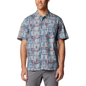 image:imageColumbia Sportswear Mens Trollers Best Short Sleeve ShirtCrushed Blue Tikiplaid