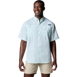 image:imageColumbia Sportswear Mens Trollers Best Short Sleeve ShirtGlaze Green Multi Gingham