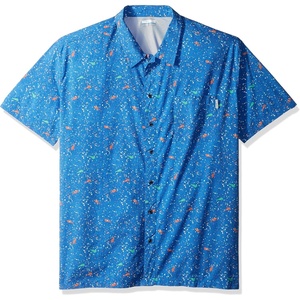 image:imageColumbia Sportswear Mens Trollers Best Short Sleeve ShirtHarbor Blue Print