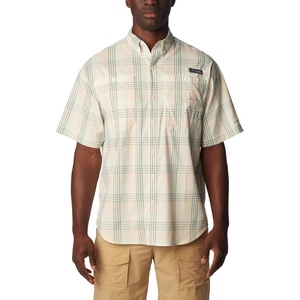 image:imageColumbia Sportswear Mens Trollers Best Short Sleeve ShirtPeach FizzAll Over Gingham