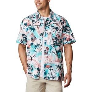 image:imageColumbia Sportswear Mens Trollers Best Short Sleeve ShirtSalmon Offshore Archive Print