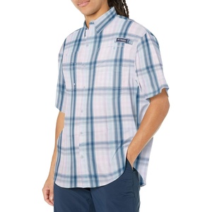 image:imageColumbia Sportswear Mens Trollers Best Short Sleeve ShirtSoft Violet Blur Check