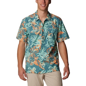image:imageColumbia Sportswear Mens Trollers Best Short Sleeve ShirtTranquil Teal Wildwaters Print