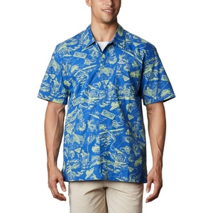 image:imageColumbia Sportswear Mens Trollers Best Short Sleeve ShirtVivid Blue Freshwater Roots Print