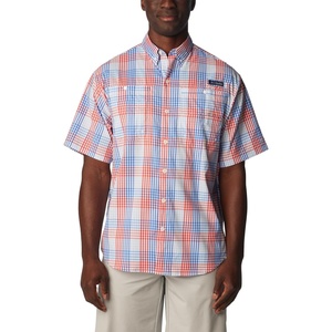 image:imageColumbia Sportswear Mens Trollers Best Short Sleeve ShirtVivid BlueAll Over Gingham
