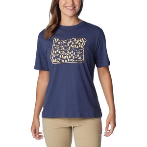 image:imageColumbia Womens Bluebird Day Relaxed Crew NeckBluebird Day Relaxed Crew NeckNocturnal HeatherOregon Treescape