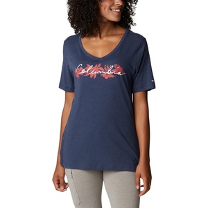image:imageColumbia Womens Bluebird Day Relaxed V NeckNocturnal HeatherLakeshore Flora