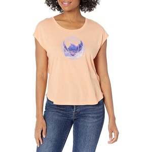 image:imageColumbia Womens Bluebird Days Modern Short Sleeve TeePeach HeatherMindful Meditation Graphic