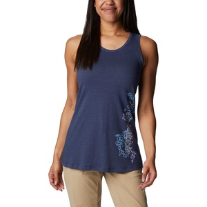 image:imageColumbia Womens Bluff Mesa TankNocturnal HeatherBlooming Lines Graphic