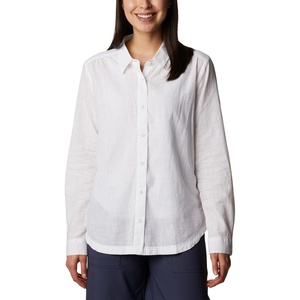 image:imageColumbia Womens Camp Henry Iii Ls ShirtWhite Chambray