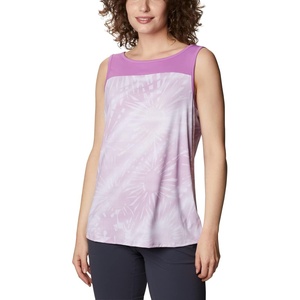 image:imageColumbia Womens Columbia Womens Chill River Tank Top Moisture Wicking Sun ProtectionBlossom PinkSunburst Print