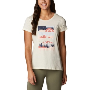 image:imageColumbia Womens Daisy Days Short Sleeve Graphic TeeChalkScenic Collage