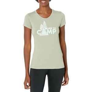 image:imageColumbia Womens Daisy Days Short Sleeve Graphic TeeSafari HeatherBorn to Camp