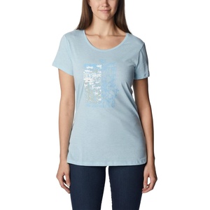 image:imageColumbia Womens Daisy Days Short Sleeve Graphic TeeSpring Blue HeatherFind Your Wild Graphic