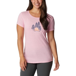 image:imageColumbia Womens Daisy Days Short Sleeve Graphic TeeWild Rose HeatherBest Site Graphic