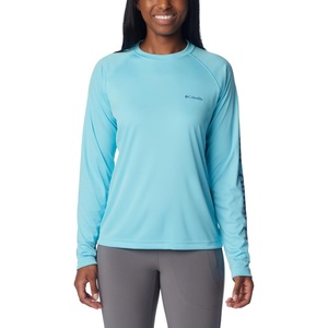 image:imageColumbia Womens Fork Stream Long Sleeve ShirtAquamarineEve Logo