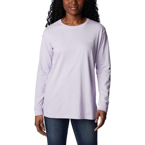 image:imageColumbia Womens North Cascades Back Graphic Long Sleeve TeePurple TintPdx Tested Tough Graphic
