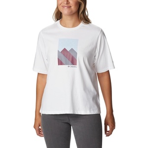 image:imageColumbia Womens North Cascades Graphic Short Sleeve TeeWhiteStarry Peaks Graphic