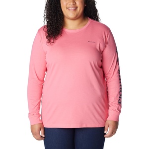 image:imageColumbia Womens North Cascades Long Sleeve TeeCamellia Rose  Nocturnal Gem Columbia