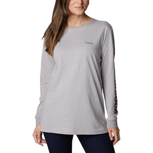 image:imageColumbia Womens North Cascades Long Sleeve TeeColumbia Grey Hthr  Csc Branded Buffalo