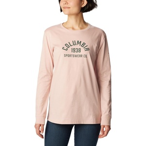 image:imageColumbia Womens North Cascades Long Sleeve TeeDusty Pink  Night Wave College Life