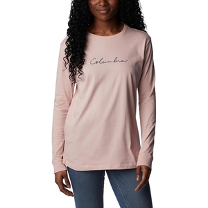image:imageColumbia Womens North Cascades Long Sleeve TeeDusty Pink  Simply Scripted