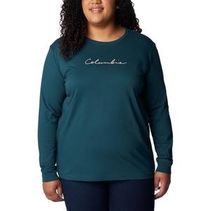 image:imageColumbia Womens North Cascades Long Sleeve TeeNight Wave  Simply Scripted
