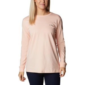 image:imageColumbia Womens North Cascades Long Sleeve TeePeach BlossomCsc Branded Solarize Slv