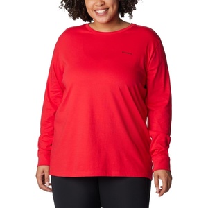 image:imageColumbia Womens North Cascades Long Sleeve TeeRed Lily  Buggytree