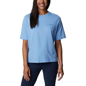 image:imageColumbia Womens North Cascades Relaxed TeeAgate BluePfg Triangle Graphic