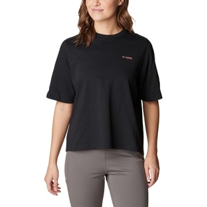 image:imageColumbia Womens North Cascades Relaxed TeeBlack  Salmon Fish and Friends