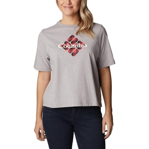 image:imageColumbia Womens North Cascades Relaxed TeeColumbia Grey HeatherCentered Gem Buffalo