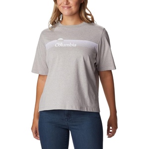 image:imageColumbia Womens North Cascades Relaxed TeeColumbia Grey HeatherInverted Brand Grx