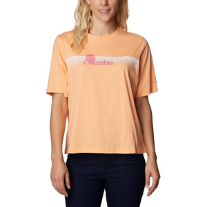 image:imageColumbia Womens North Cascades Relaxed TeePeachInverted Brand Graphic