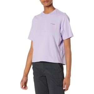 image:imageColumbia Womens North Cascades Relaxed TeeSoft VioletPanga Palms Graphic