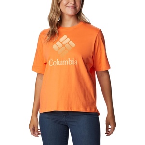 image:imageColumbia Womens North Cascades Relaxed TeeSunset OrangeCsc Stacked Gradient Grx