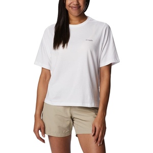 image:imageColumbia Womens North Cascades Relaxed TeeWhiteFish Friends Flag Graphic