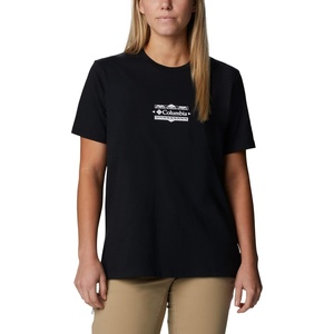 image:imageColumbia Womens Standard Boundless Beauty Short Sleeve TeeBlackBordered Beauty Graphic