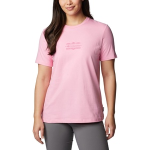 image:imageColumbia Womens Standard Boundless Beauty Short Sleeve TeeWild RoseBordered Beauty Graphic