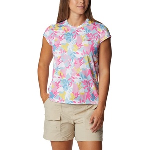 image:imageColumbia Womens Summerdry Short Sleeve Printed TeeWhiteFloriated
