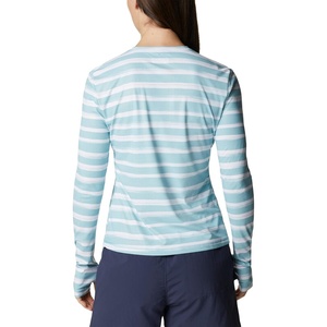 image:imageColumbia Womens W Sun Deflector Summerdry Ls ShirtSea Wave Brush Stripe