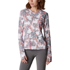 image:imageColumbia Womens W Sun Deflector Summerdry Ls ShirtWhite Typhoon Blooms