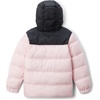 image:imageColumbia Kids Puffect Hooded Jacket little KidBig KidSatin PinkBlack