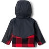 image:imageColumbia Kids Steens Mt Ii Overlay Hoodie toddlerMountain Red CheckBlack