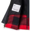 image:imageColumbia Kids Steens Mt Ii Overlay Hoodie toddlerMountain Red CheckBlack