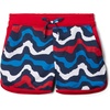 Collegiate Navy Wavy/Mountain Red