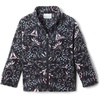 Black Folk Floral Print
