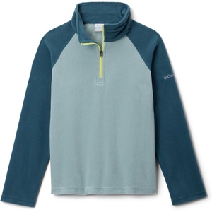 image:imageColumbia Girls Glacial Fleece Half ZipCrushed BlueEverblue