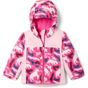 image:imageColumbia Girls Horizon Ride IV Printed JacketPink Ice UniflaugeSatin Pink